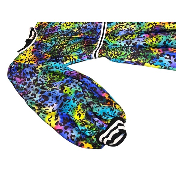 HUNTER BELL Multicolored Leopard Printed 100% Silk Leopard Casper Dress size 8 - Picture 8 of 12